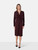 Anine Bing Burgundy Twist Detail Dress
