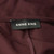 Anine Bing Burgundy Twist Detail Dress