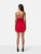 Reformation Red Mini Sleeveless Dress
