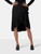 Sandro Black High Low Ruffle Skirt