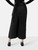 Tibi Black Wide Leg Waist Tie Trousers