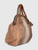 Prada Brown Python Frame Top Tote Bag