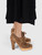 Prada Brown Suede Lace Up Pumps