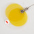 Prada Transparent Yellow Clip On Drop Earrings