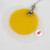 Prada Transparent Yellow Clip On Drop Earrings