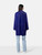 Marina Rinaldi Purple Leather Double Breasted Coat
