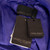 Marina Rinaldi Purple Leather Double Breasted Coat