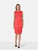 Diane Von Furstenberg Pink Silk Ruched Mini Dress
