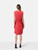 Diane Von Furstenberg Pink Silk Ruched Mini Dress