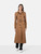 ME+EM Light Walnut Brown Fitted Utility Trench Coat