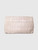 Prada Grey Ruched Leather Clutch