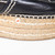Prada Black Leather Platform Espadrilles