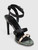 Alexander McQueen Snake Embossed Heeled Sandals