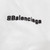 Balenciaga White Embroidered Logo Top