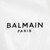 Balmain White Logo Print T-Shirt