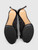 Salvatore Ferragamo Black Leather Cut Out Bow Heels