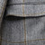 Saint Laurent Grey Wool Tartan Blazer