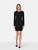 Diane Von Furstenberg Black Ruffled Mini Dress
