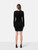Diane Von Furstenberg Black Ruffled Mini Dress