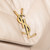 Second Hand Saint Laurent Beige Leather Medium Lou Lou Puffer Bag