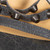 Second Hand Balenciaga Grey Leather Studded Wedge Sandals