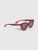Second Hand Gucci Burgundy Tinted Sunglasses