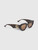 Second Hand Gucci Brown Havana Geometric Sunglasses