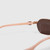 Second Hand Gucci Rose Gold Metal Sunglasses