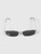 Céline Silver Metal Triomphe Rhinestone Sunglasses