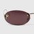 Second Hand Fendi Violet FF Lenses Oval Sunglasses