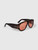 Second Hand Tom Ford Brown Tortoise Red Lenses Sunglasses