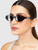 Dior DiorPacific R1I Black Oval Sunglasses