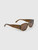 Céline Brown Tinted Rectangular Sunglasses