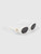 Céline White Oval Triomphe Sunglasses