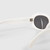 Céline White Oval Triomphe Sunglasses