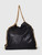Second Hand Stella McCartney Black Vegan Suede Falabella Large Tote