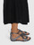 Alexander McQueen Black Leather Silver Studded Sandals