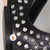 Alexander McQueen Black Leather Silver Studded Sandals