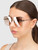 Dior Pink DiorCannage S1U Sunglasses