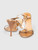 Giuseppe Zanotti Rose Gold Leather Sandals