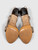Burberry Taupe Ruffled Leather Heeled Sandals