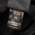 Borsalino  Black Leather Fedora Hat
