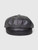 Borsalino  Black Leather Baker Hat