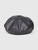 Borsalino  Black Leather Baker Hat