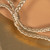 Aquazzura Gold Leather Tie Sandals