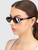 Dior Black Oval DiorPacific R1I Sunglasses