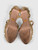 Prada Gold Saffiano Leather Heeled Sandals