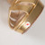 Prada Gold Saffiano Leather Heeled Sandals