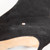 John Galliano Black Suede Lace Trim Boots
