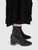 Valentino Garavani Black Suede Rockstud Heel Boots